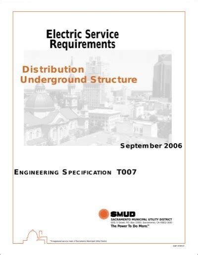 smud distribution box|Electric Service Requirements .